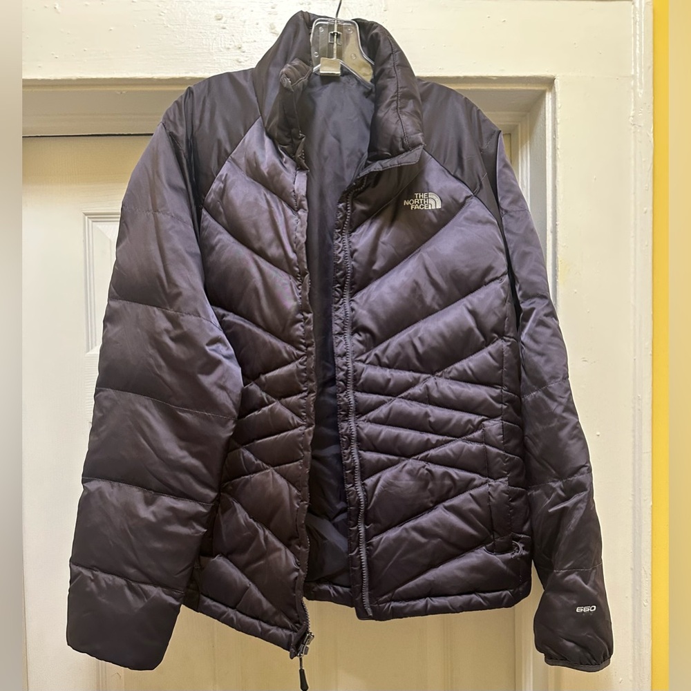 The North Face Dark Quilted Puffer Jacket